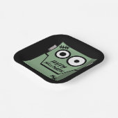 Cartoon Frankensteins MonsterHalloween Pappteller (Gewinkelt)
