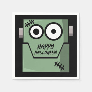 Cartoon Frankensteins MonsterHalloween Serviette