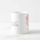 Cartoon-Franzose-Pudel Kaffeetasse (Mittel)