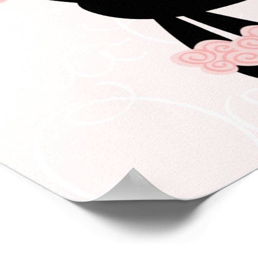 Cartoon French Poodle Children's Wall Art Poster (Ecke)