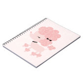 Cartoon French Poodle Notizblock (Linke Seite)