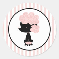 Cartoon French Poodle