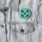 Cartoon Frenchie Button (Beispiel)