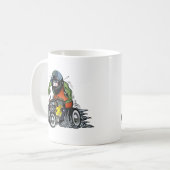 Cartoon frisierte Auto Kaffeetasse (Vorderseite Links)