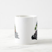 Cartoon frisierte Auto Kaffeetasse (Mittel)
