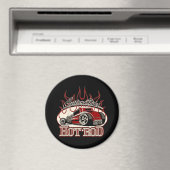 Cartoon frisierte Auto Magnet (In Situ (Geschirrspüler))