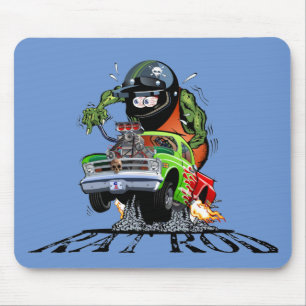 Cartoon frisierte Auto Mousepad