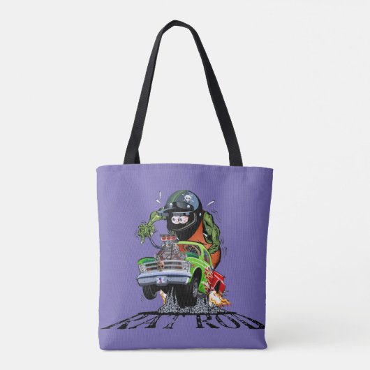 Cartoon frisierte Auto Tasche (Rückseite)