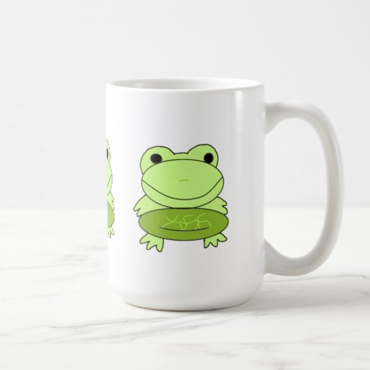 Cartoon Frogs Kaffeetasse (Rechts)