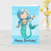 Cartoon Fröhliche Geburtstagskarte Karte (Gelbe Blume)