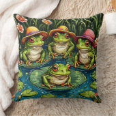 Cartoon Frosch Kissen (Decke)