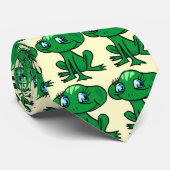 Cartoon-Frosch-Krawatte Krawatte (Gerollt)