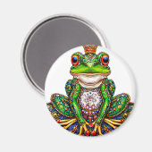 Cartoon Frosch Magnet (Vorderseite/Rückseite)