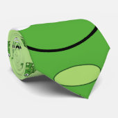 Cartoon-Frosch-Muster Krawatte (Gerollt)