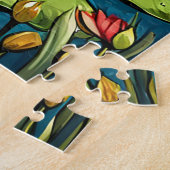 Cartoon Frosch Puzzle (Seite)