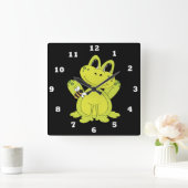 Cartoon Froschmuck Wanduhr (Zuhause)
