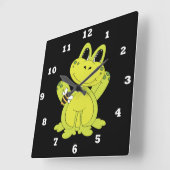 Cartoon Froschmuck Wanduhr (Winkel)