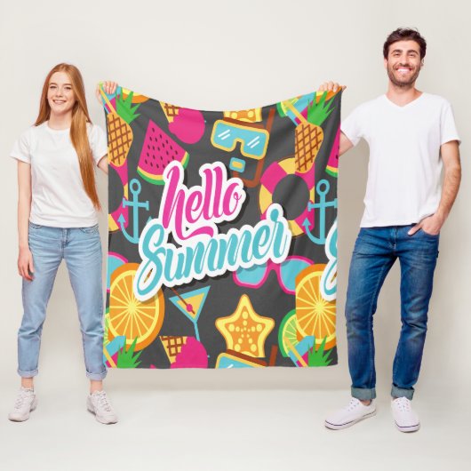 Cartoon Frucht Fleece Blanket (Beispiel)