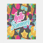 Cartoon Frucht Fleece Blanket (Vorderseite)