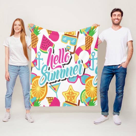 Cartoon Frucht Fleece Blanket (Beispiel)