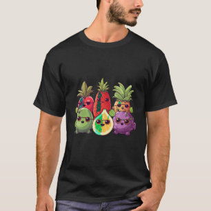 Cartoon Früchte mit Sonnenbrille witzig Idea Creat T-Shirt