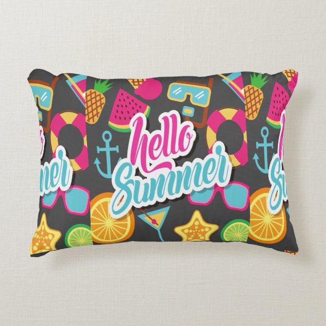 Cartoon Fruits Dekokissen (Vorderseite)