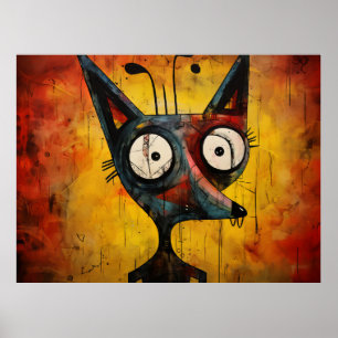 Cartoon Fuchs Poster
