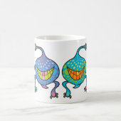 Cartoon Fun Alien Gift Tasse (Mittel)