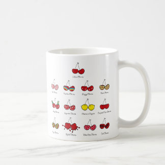 Cartoon Fun Comic Funny Cheeky Red Cherries Cherry Kaffeetasse