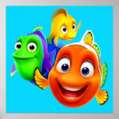 Cartoon-Fun-Play-Guppies Poster (Vorne)