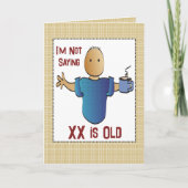 Cartoon Funny Birthday Card für Ihn Karte (Vorderseite)