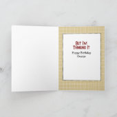 Cartoon Funny Birthday Card für Ihn Karte (Innenseite)