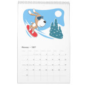 Cartoon Funny Cute Puppy Dog Lover 2026 Kalender (Feb 2027)