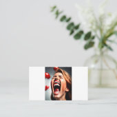 Cartoon Funny Design Visitenkarte (Stehend Vorderseite)