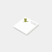 Cartoon Funny Dinosaur Jurassic Post-It-Notes Post-it Klebezettel (angewinkelt)