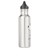 Cartoon Funny Doppy Puppy Kick Scooter Back School Edelstahlflasche (Links)