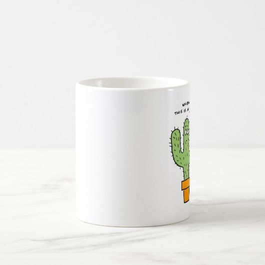 Cartoon Funny Mug in der Südwestwüste Kaffeetasse (Mittel)