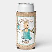 Cartoon Funny Sprichwort Niedlich Fun Cruise Fox Selters Dosenkühler (Seltzer Vorderseite)