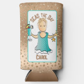 Cartoon Funny Sprichwort Niedlich Fun Cruise Fox Selters Dosenkühler (Vorderseite)