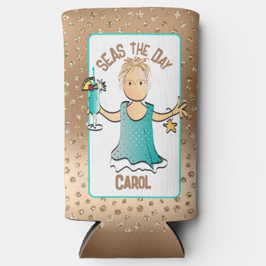 Cartoon Funny Sprichwort Niedlich Fun Cruise Fox Selters Dosenkühler (Vorderseite)