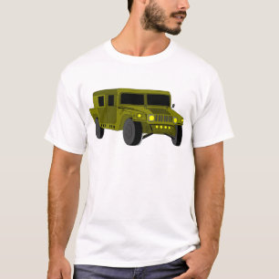 Cartoon für Armeetruck Zeichnend T-Shirt