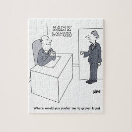 Cartoon für Bankkredite Puzzle