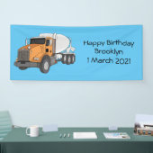 Cartoon für Betonmischer Banner (Messe)
