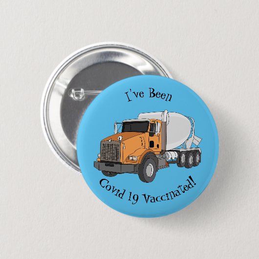 Cartoon für Betonmischer Button (Vorne & Hinten)