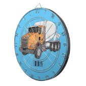 Cartoon für Betonmischer Dartscheibe (Vorderseite rechts)