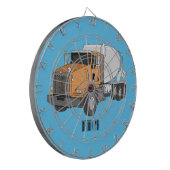 Cartoon für Betonmischer Dartscheibe (Vorderseite Links)