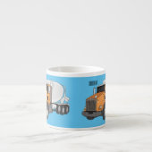 Cartoon für Betonmischer Espressotasse (Vorderseite)