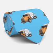 Cartoon für Betonmischer Krawatte (Gerollt)