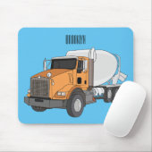 Cartoon für Betonmischer Mousepad (Mit Mouse)