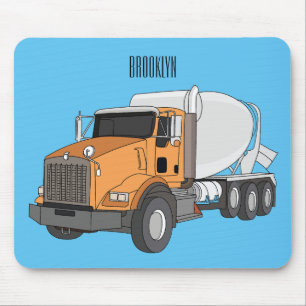 Cartoon für Betonmischer Mousepad